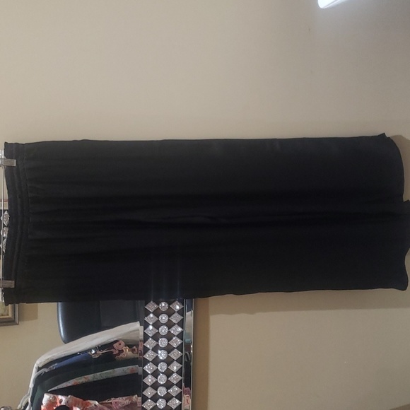 New Joie xl black silk wide legs pants - Picture 7 of 12